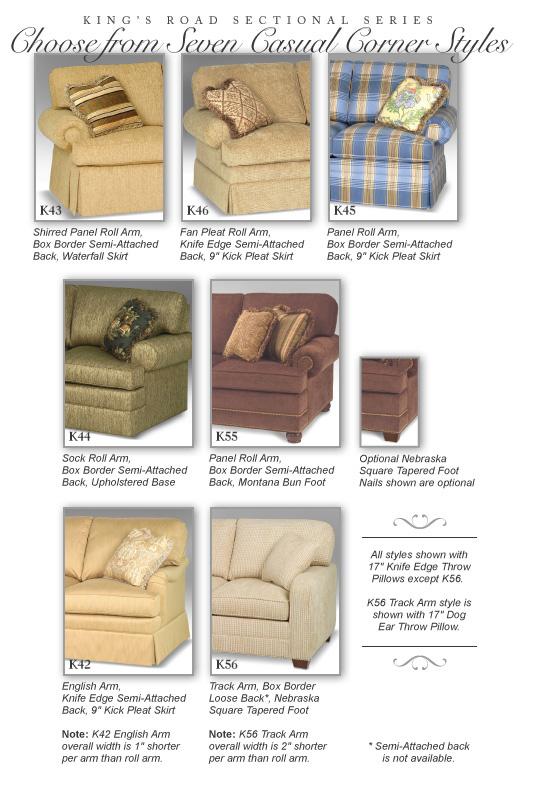 Taylor king sectional shop prices